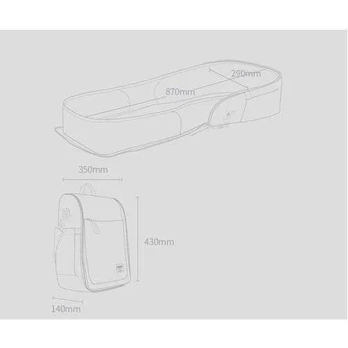 2 in 1 Foldable Baby Changing Bed
