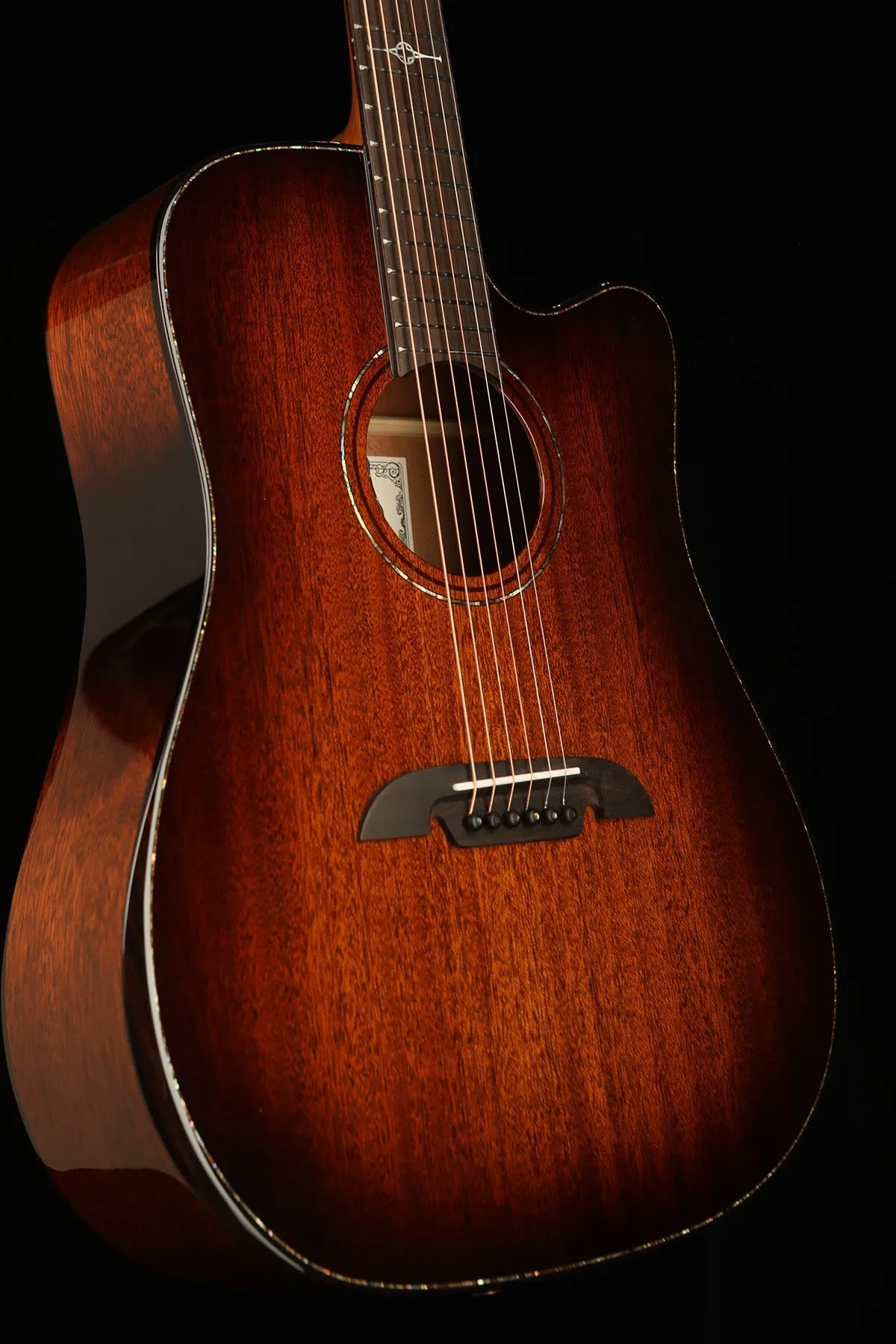 Alvarez Masterworks Dreadnought MDA66CE 'Shadowburst' Acoustic Electric Guitar