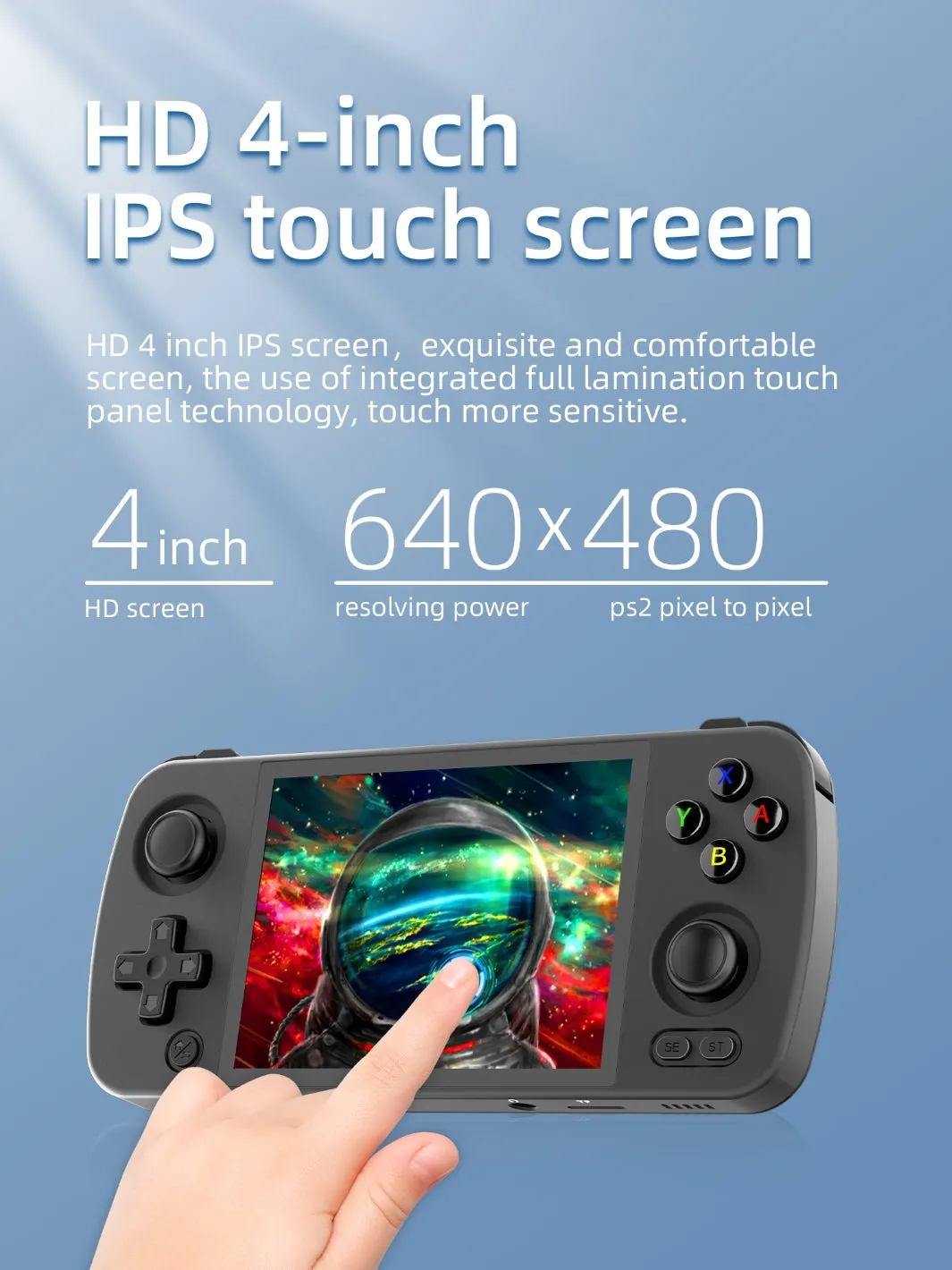 Anbernic RG405M: 4" IPS TouchScreen, Aluminium body, Retro Handheld