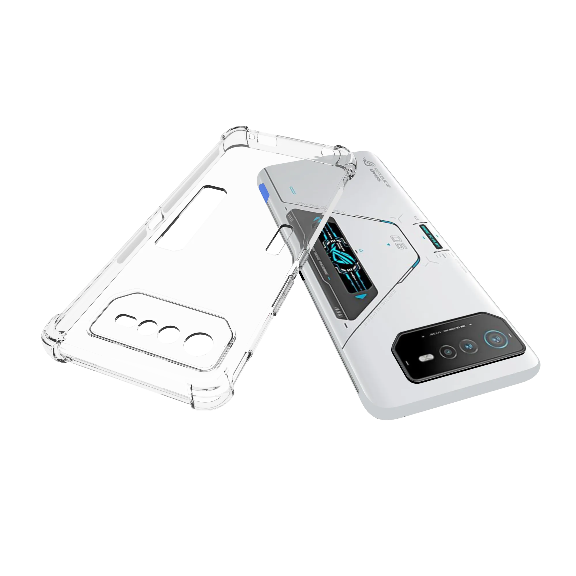 Asus Rog Phone 6 Pro - CLASY® Flexible Crystal Clear Silicon Gel Phone Case