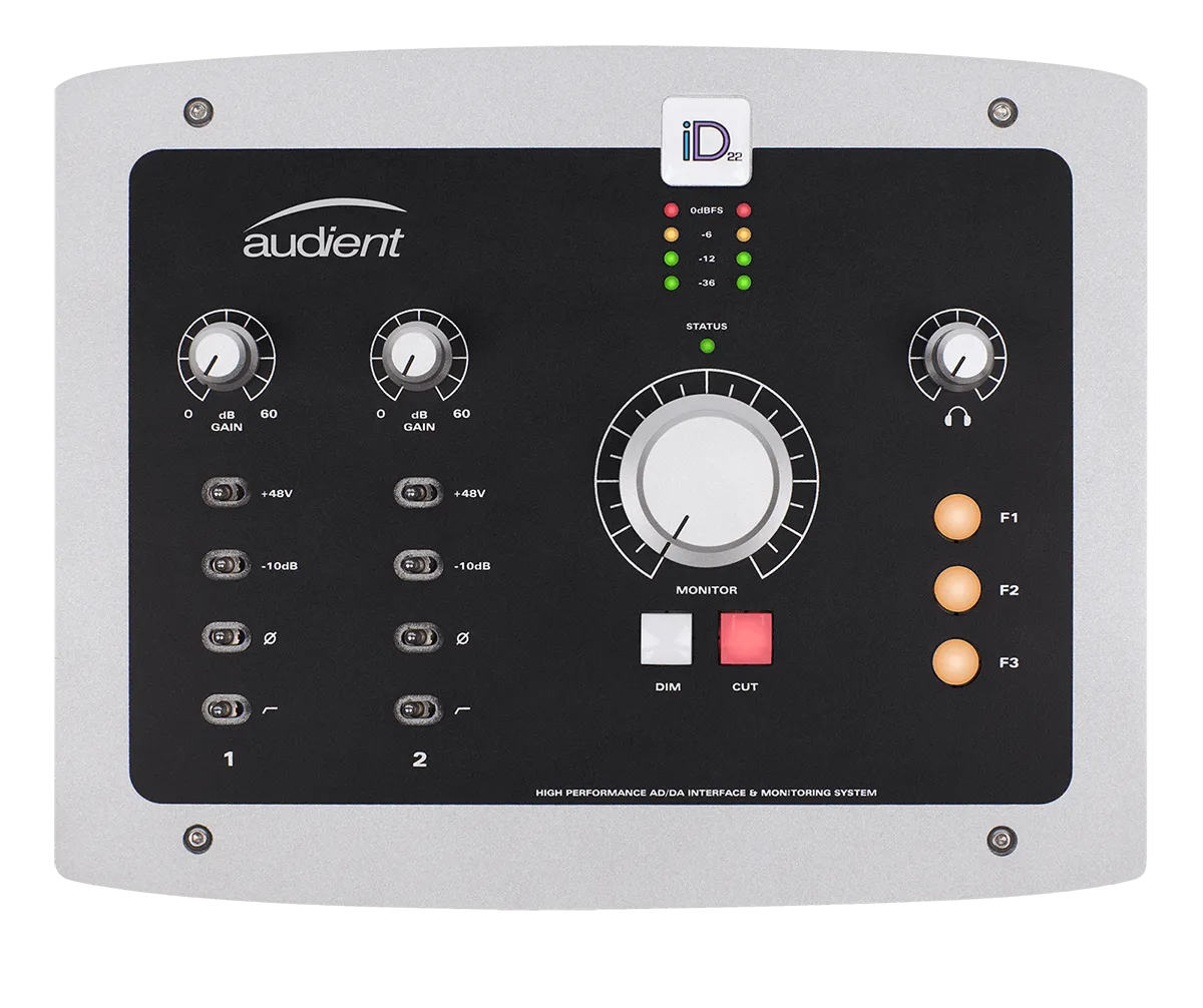 Audient ID22 High Performance AD/DA Interface & Monitoring System