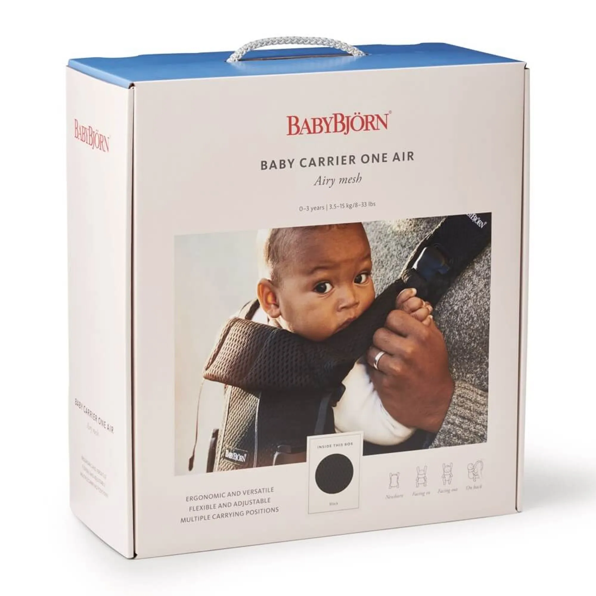 Baby Carrier One Air 3D Mesh - Black