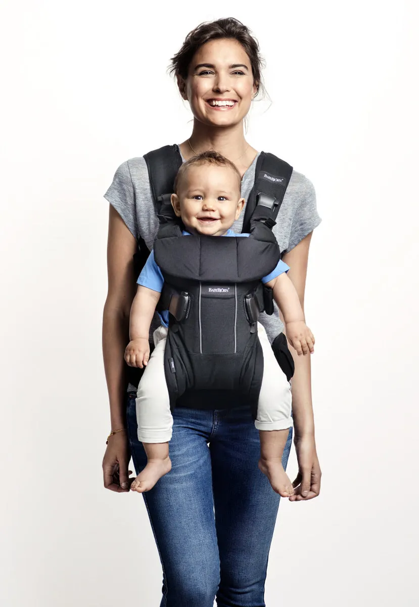 BabyBjörn Baby Carrier One Cotton Mix, Black