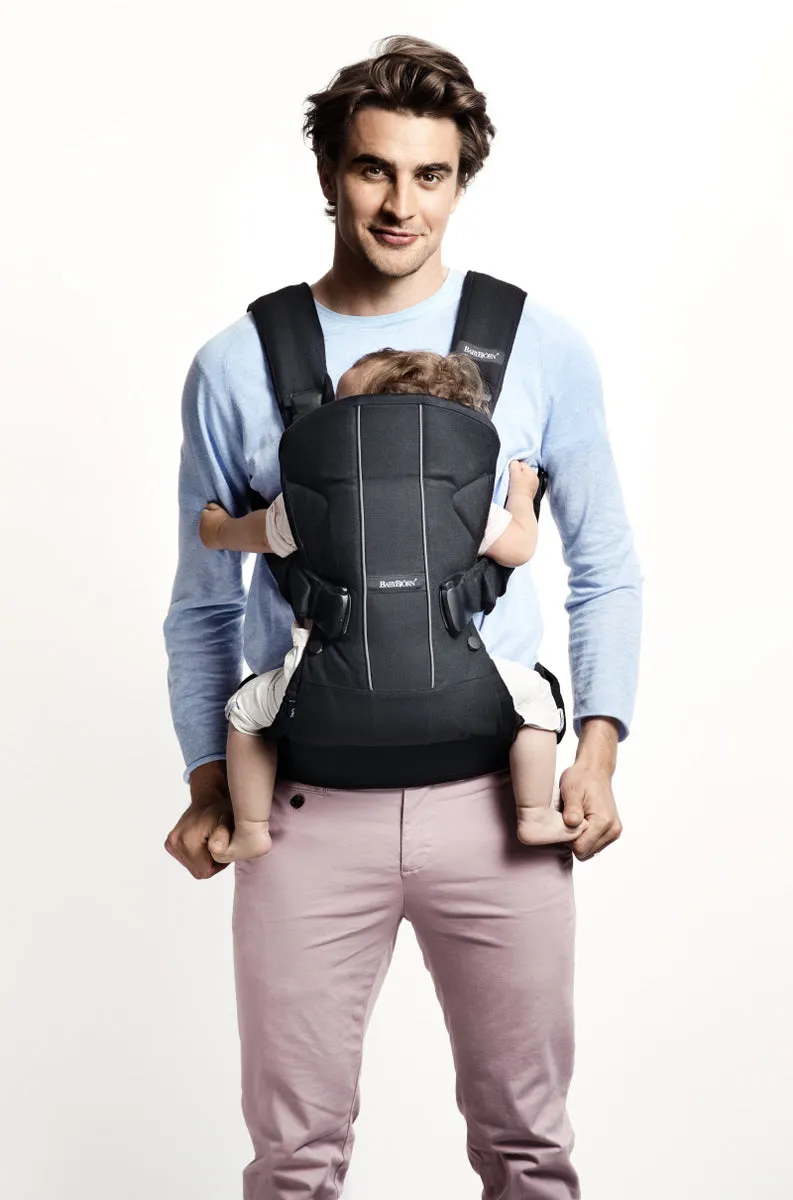 BabyBjörn Baby Carrier One Cotton Mix, Black