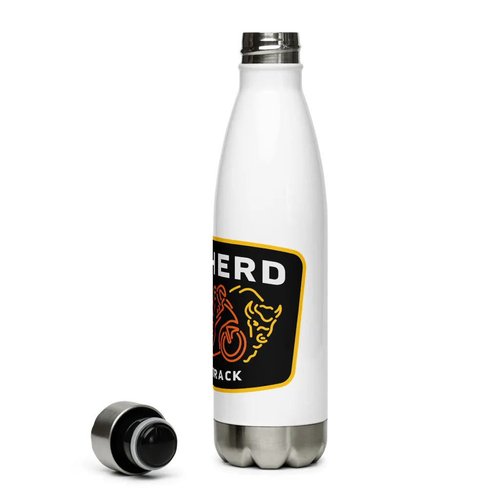 Bison Stampede Black Stainless Steel Water Bottle