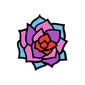 Bloodstained - Magi-Crystal Rose Pin