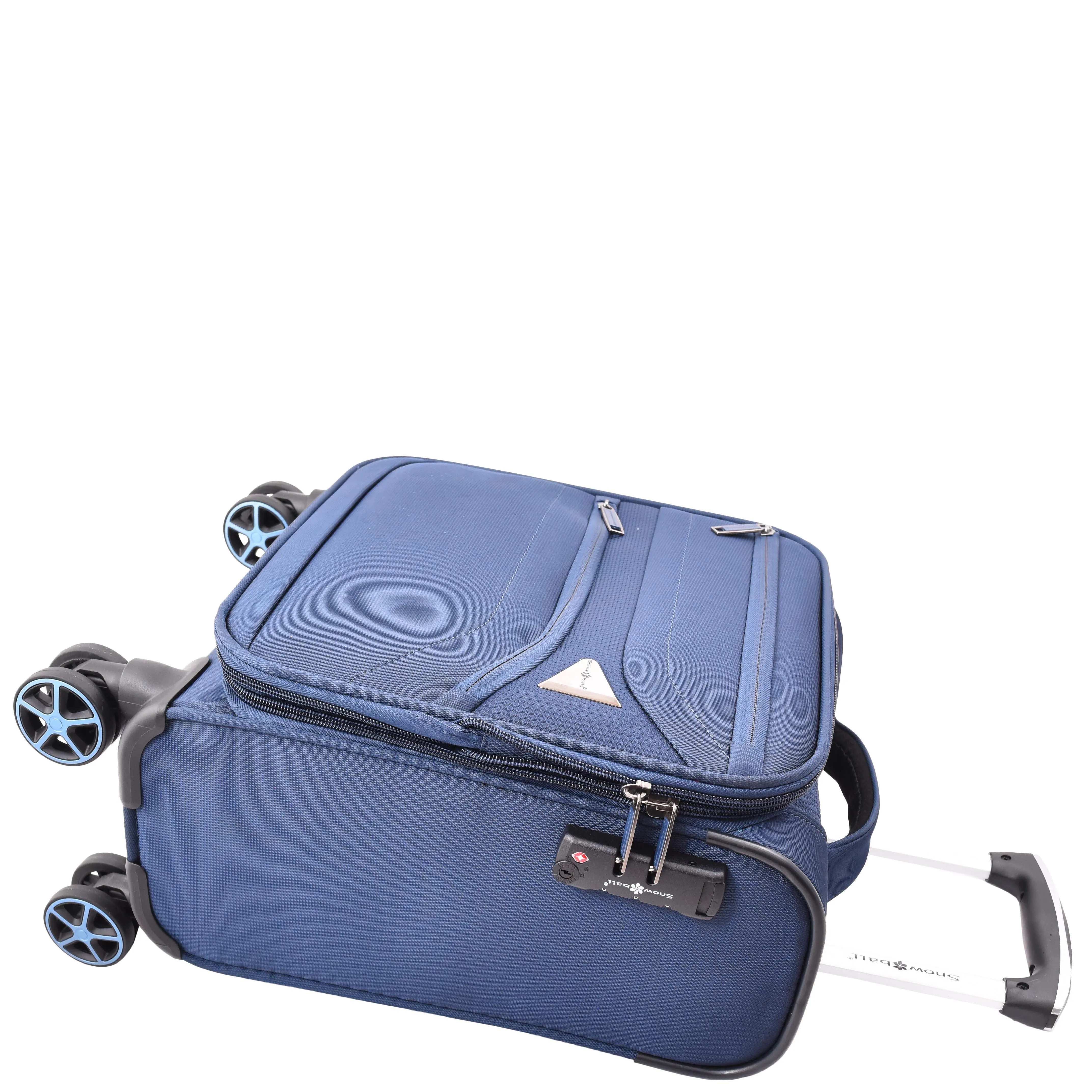 Budget Airline Under Seat Cabin Size Suitcase Lightweight 4 Wheel Hand Luggage Atom Grey