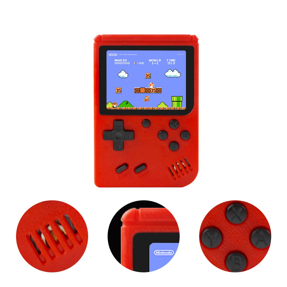 Built-in Retro Games Portable Game Console- USB Charging