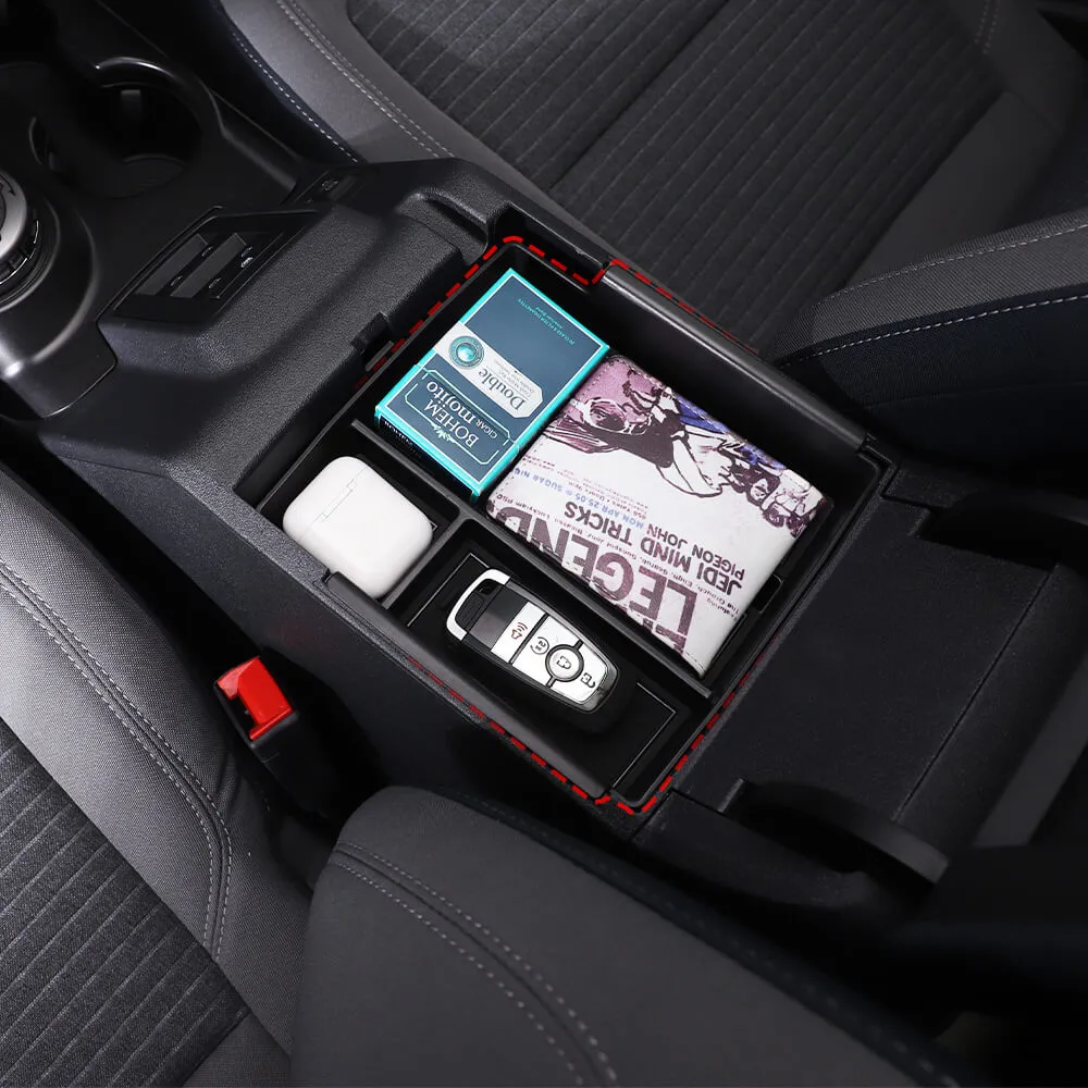 Car Center Armrest Storage Box Organizer Tray For Ford Bronco 2021  Accessories | CheroCar