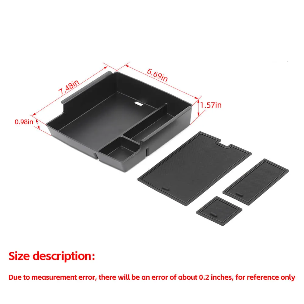 Car Center Armrest Storage Box Organizer Tray For Ford Bronco 2021  Accessories | CheroCar