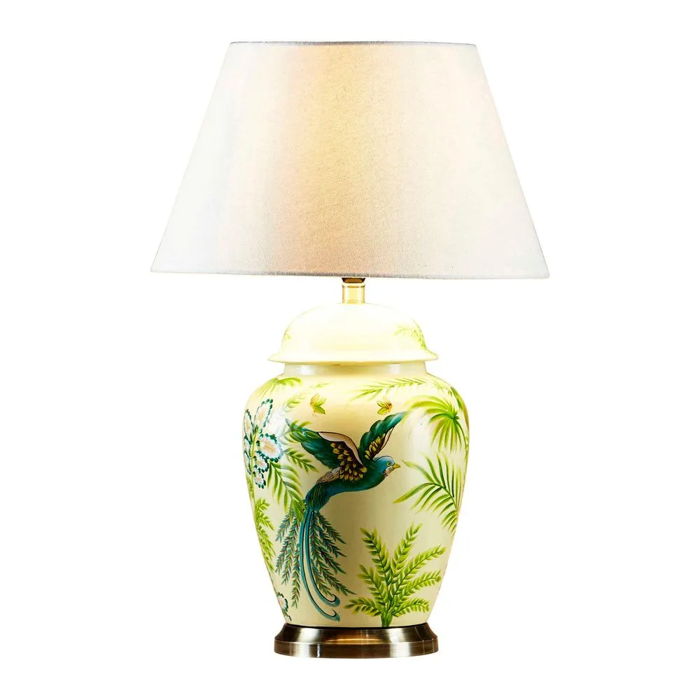 Caribbean Table Lamp Base Green