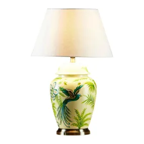 Caribbean Table Lamp Base Green