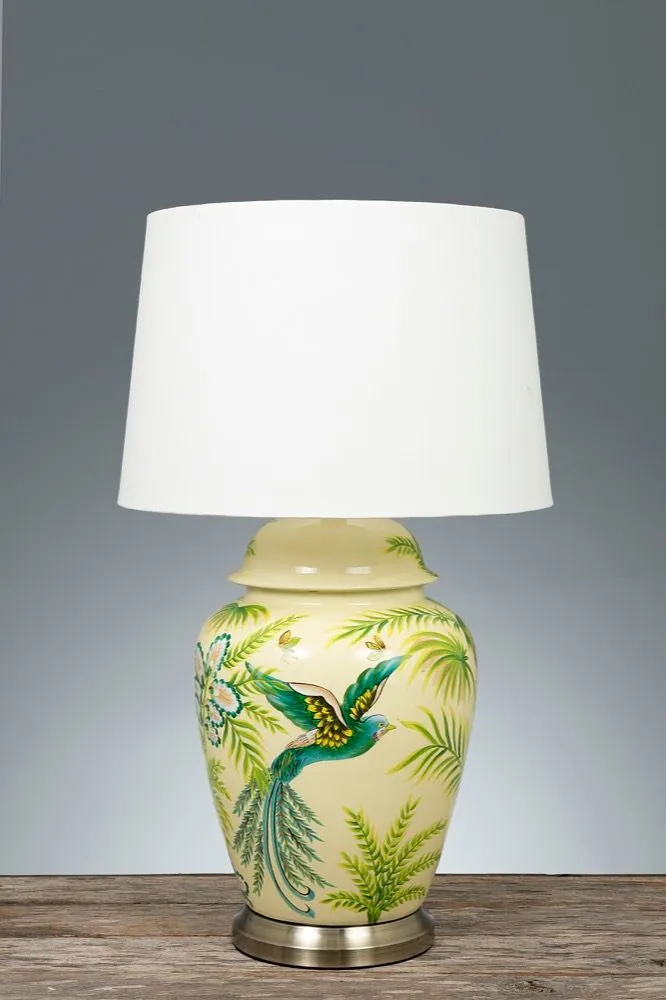 Caribbean Table Lamp Base Green
