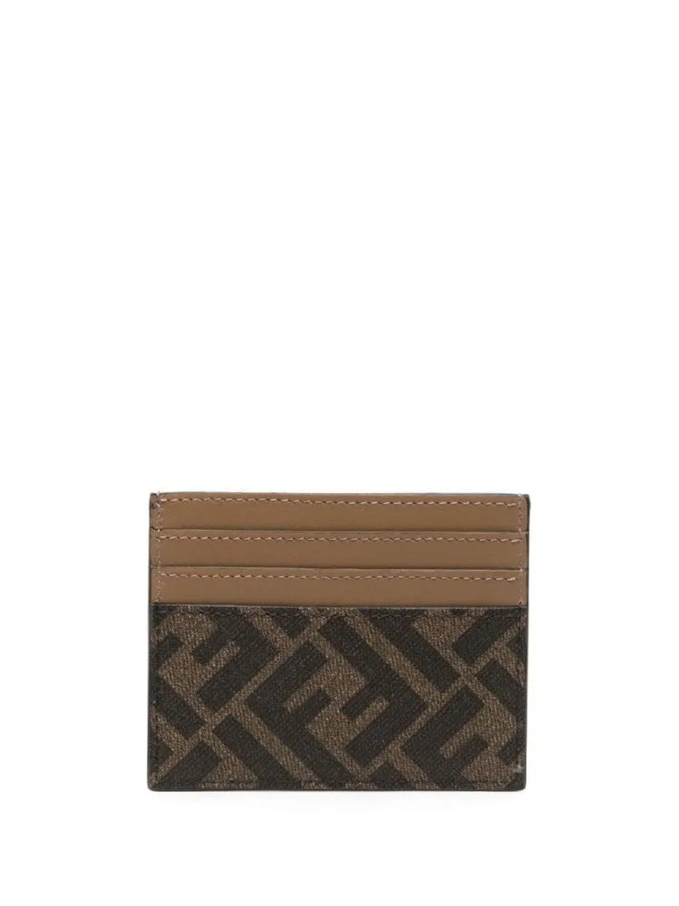COATED CANVAS CARD HOLDER