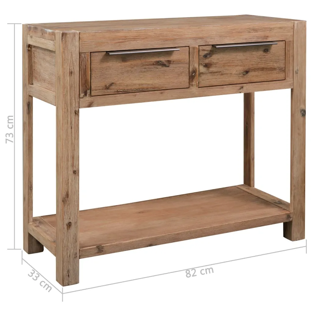 Console Table 82x33x73 cm Solid Acacia Wood