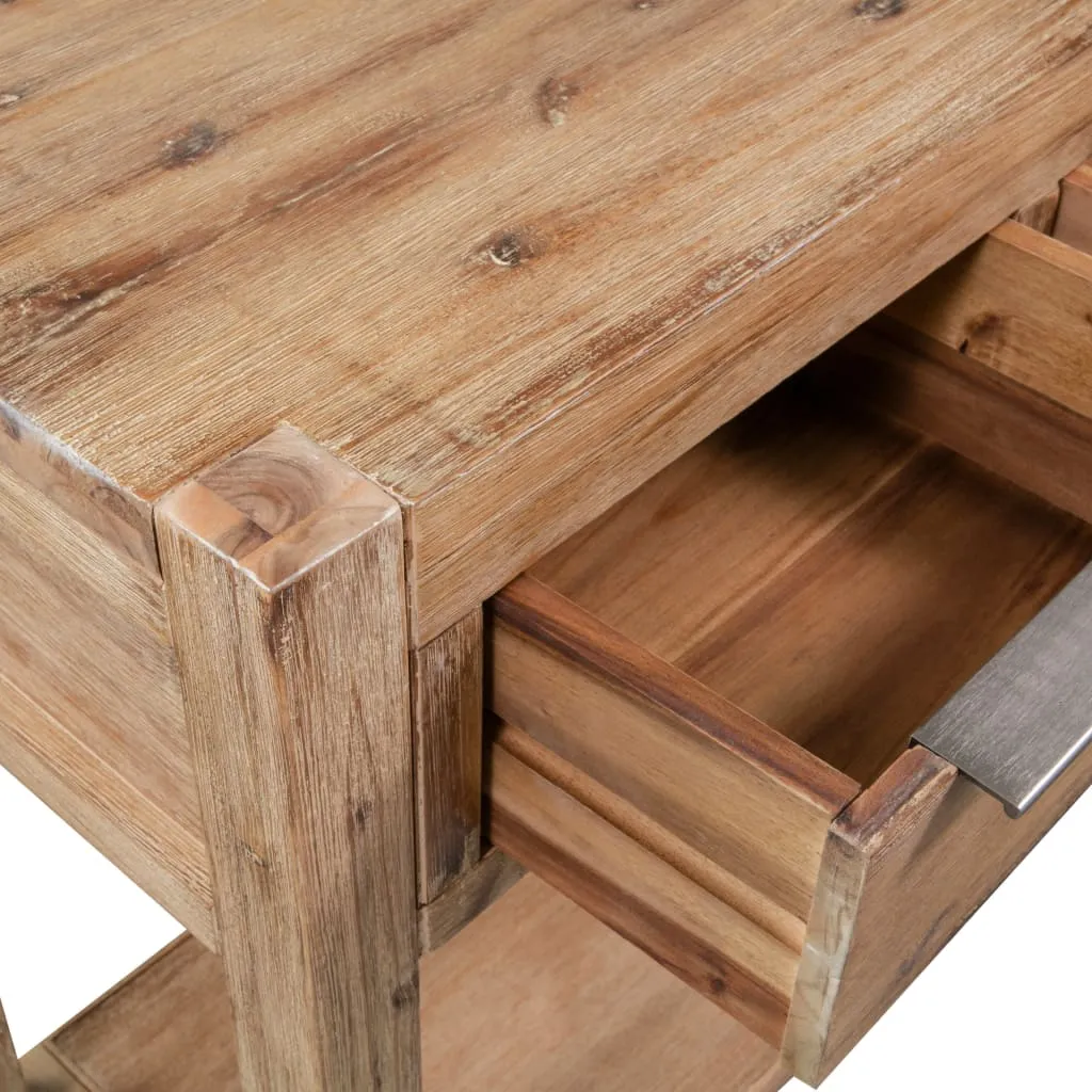 Console Table 82x33x73 cm Solid Acacia Wood