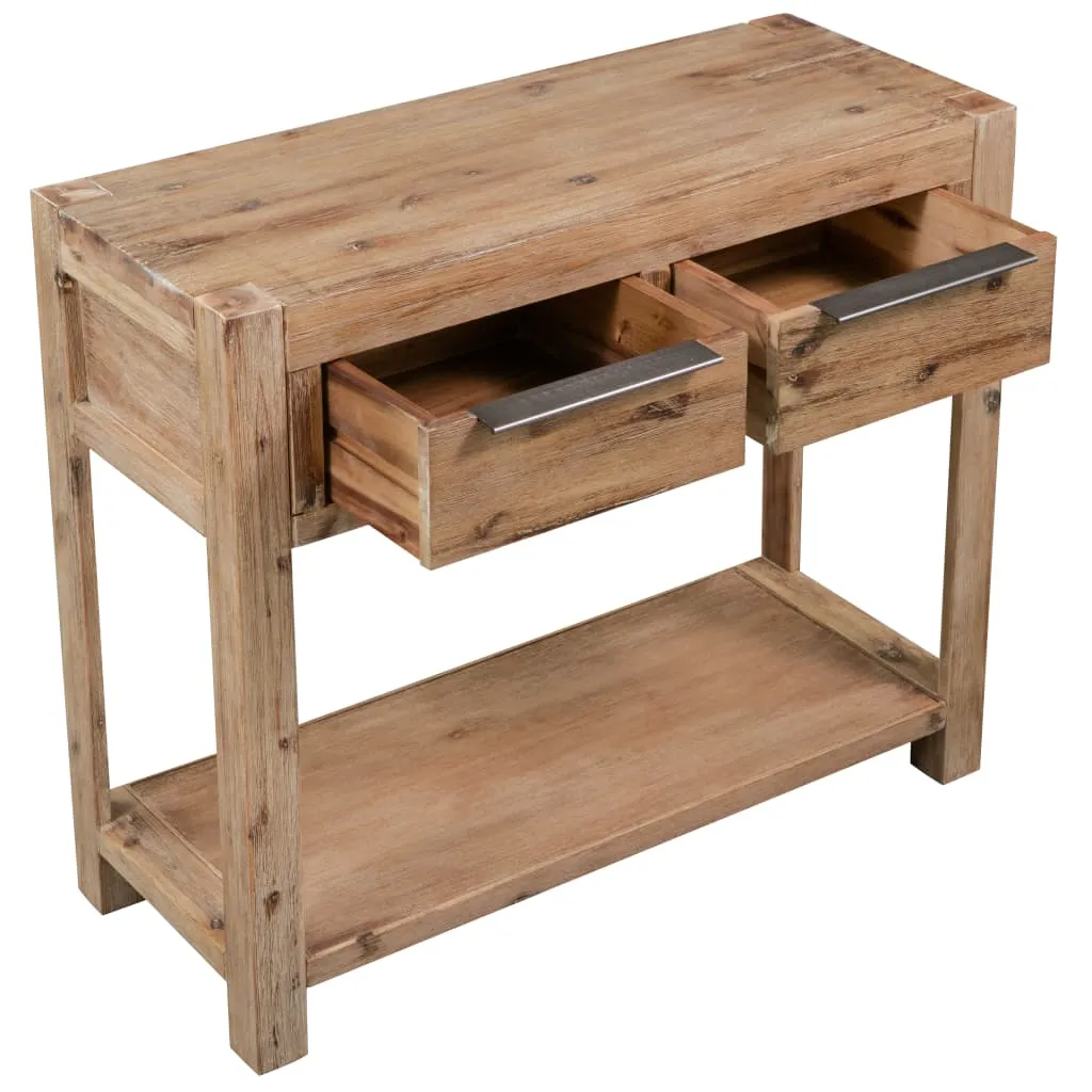Console Table 82x33x73 cm Solid Acacia Wood
