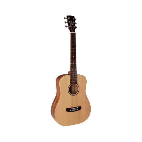 Cort AD-MINI-BAG-OP - Short Scale Dreadnought Body Acoustic Guitar - Natural