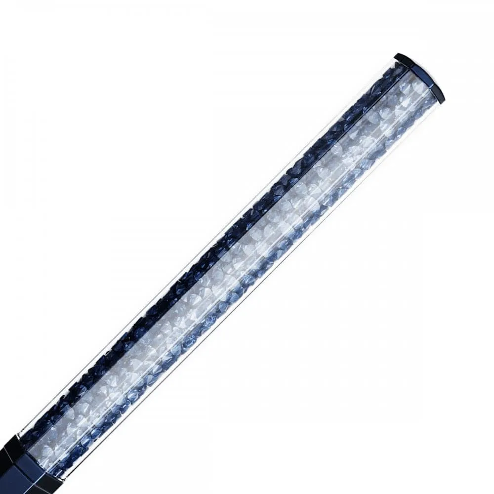 Crystalline Octagon Shape Blue Lacquered Ballpoint Pen 5669933