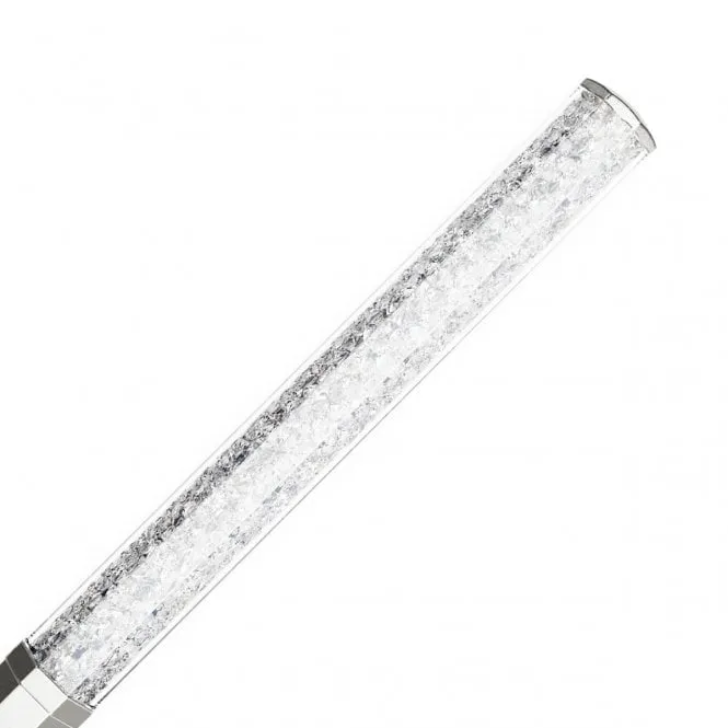 Crystalline Octagon Shape White Lacquered Ballpoint Pen 5670198