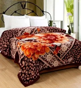 ELSTONE Home Luxurious Blanket Double Bed for Heavy Winter, Mink Blanket (220 X 240 Cm) Lightweight Pack of 1, Specially for Diwali Gift Multicolor-29