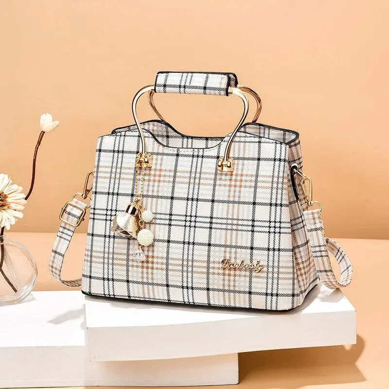 Fashion Handbag Crossbody Bags for Women Faux Leather Bag Adjustable Strap Top Handle Bag Large Capacity Shoulder Bags Totes