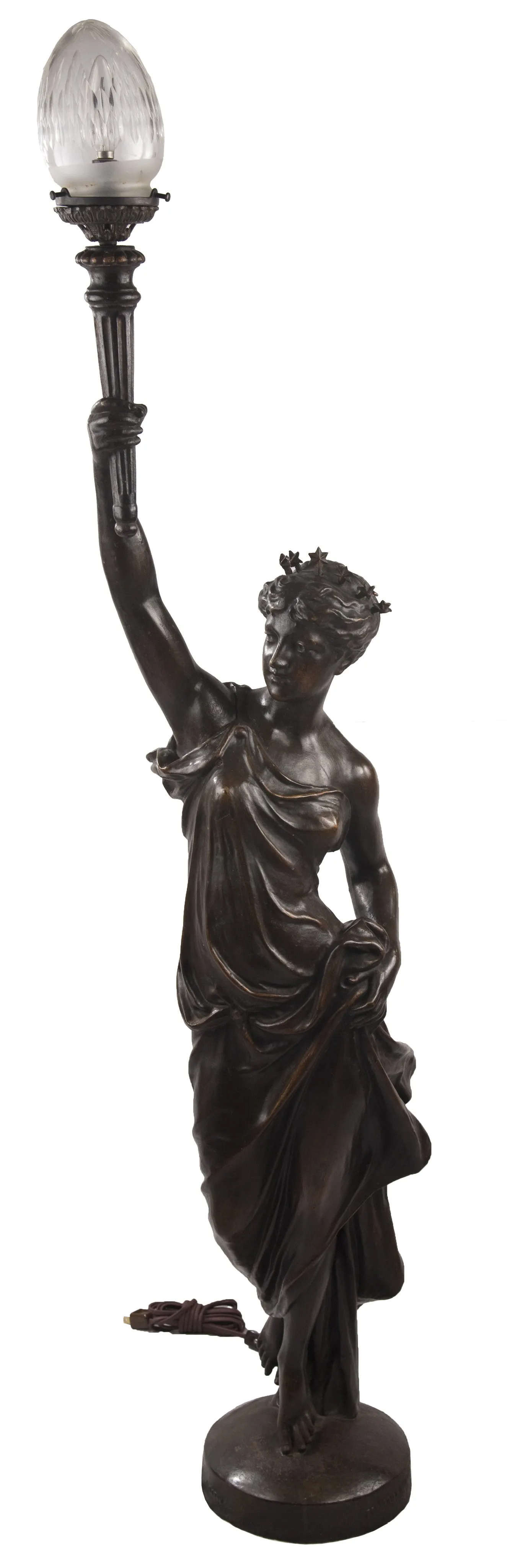 Figurative Lamp of Lady Liberty