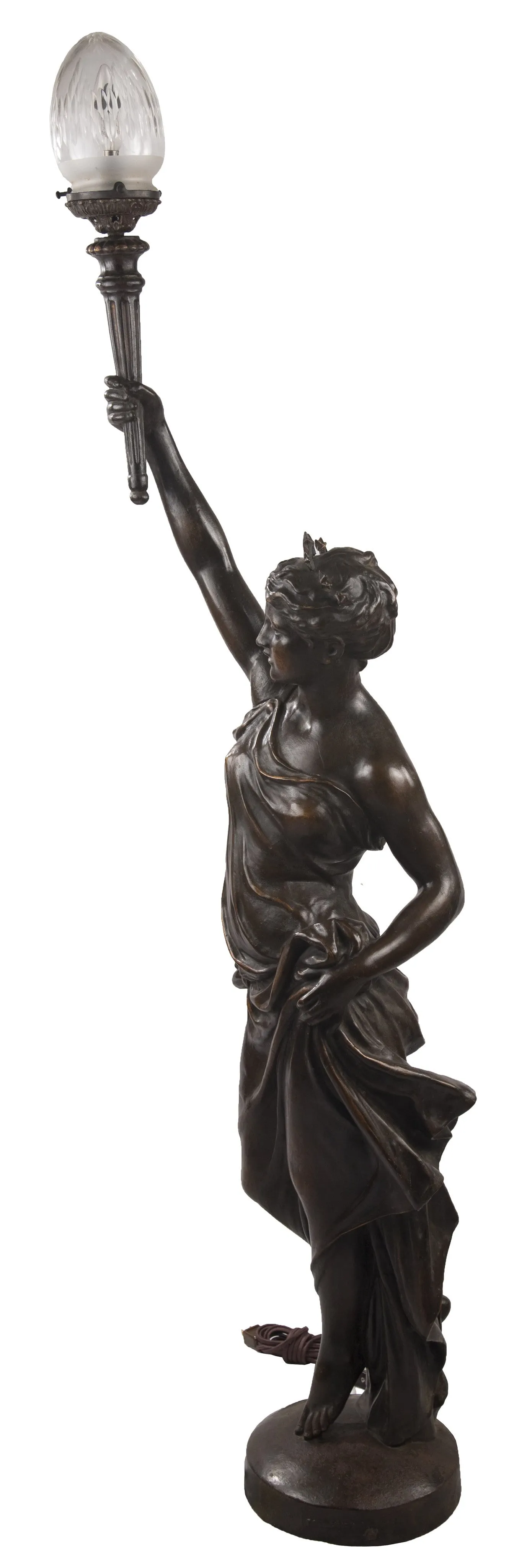 Figurative Lamp of Lady Liberty