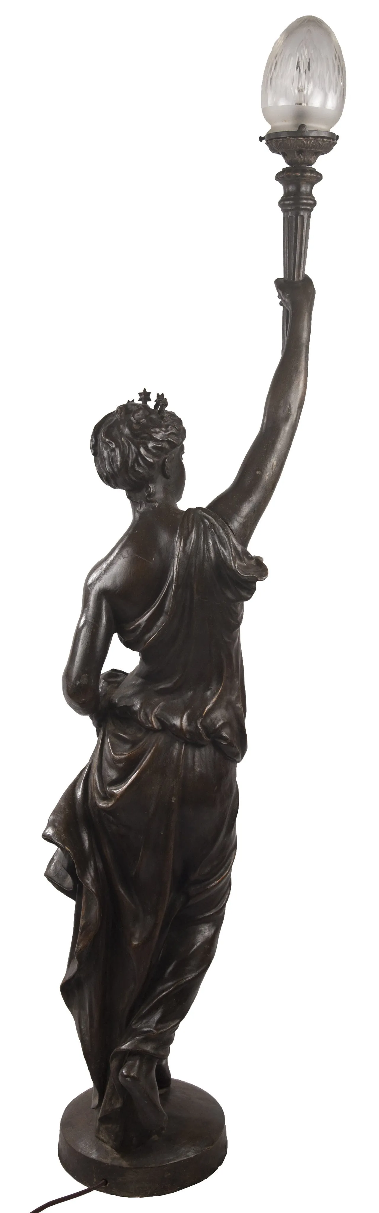 Figurative Lamp of Lady Liberty