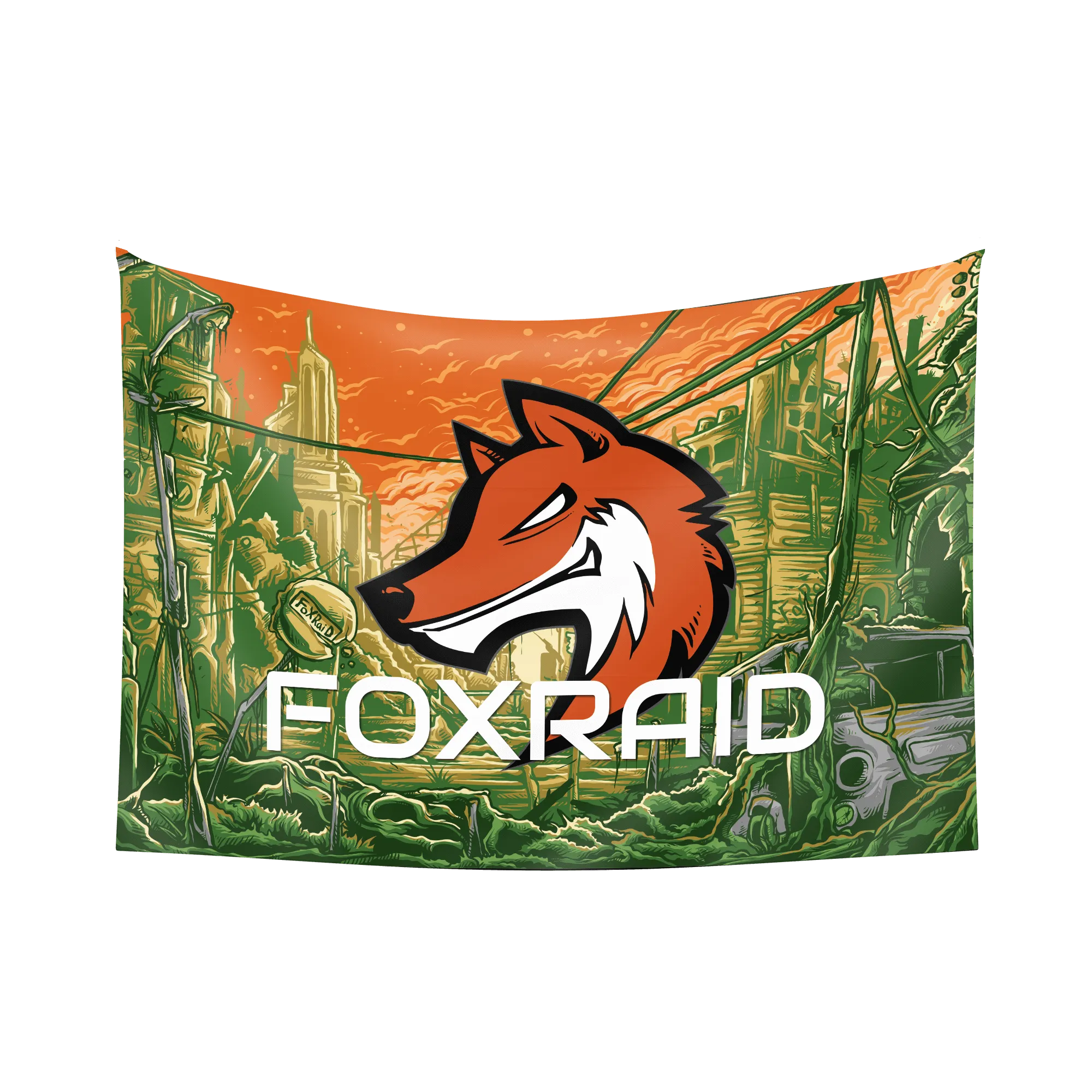 Foxraid Gaming Flag Logo