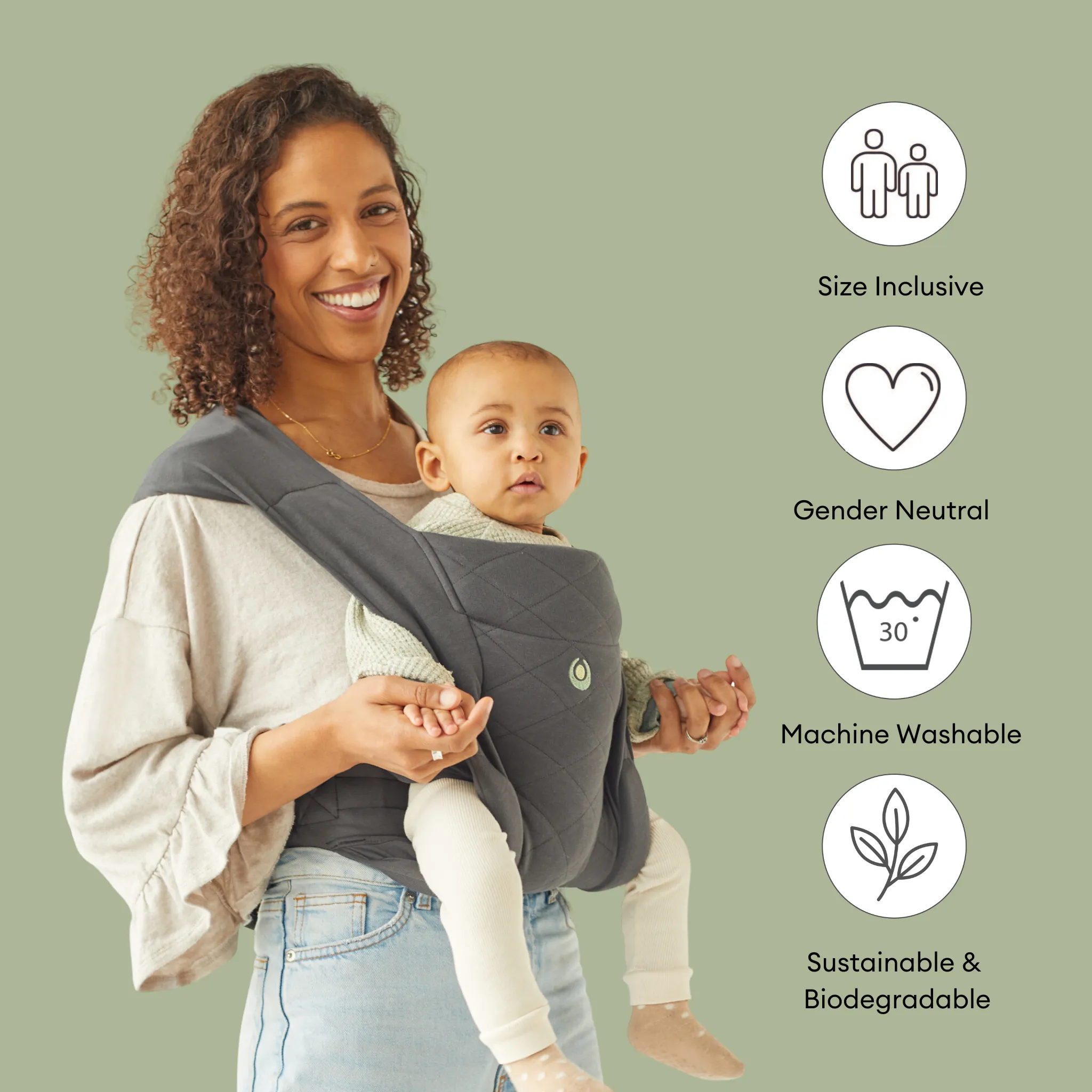 Gaia Baby | Soft Newborn  Carrier