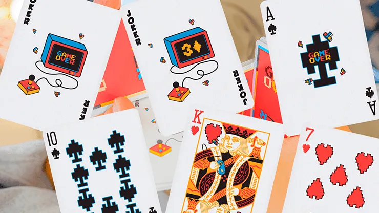 Game Over Playing Cards - Red