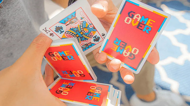 Game Over Playing Cards - Red