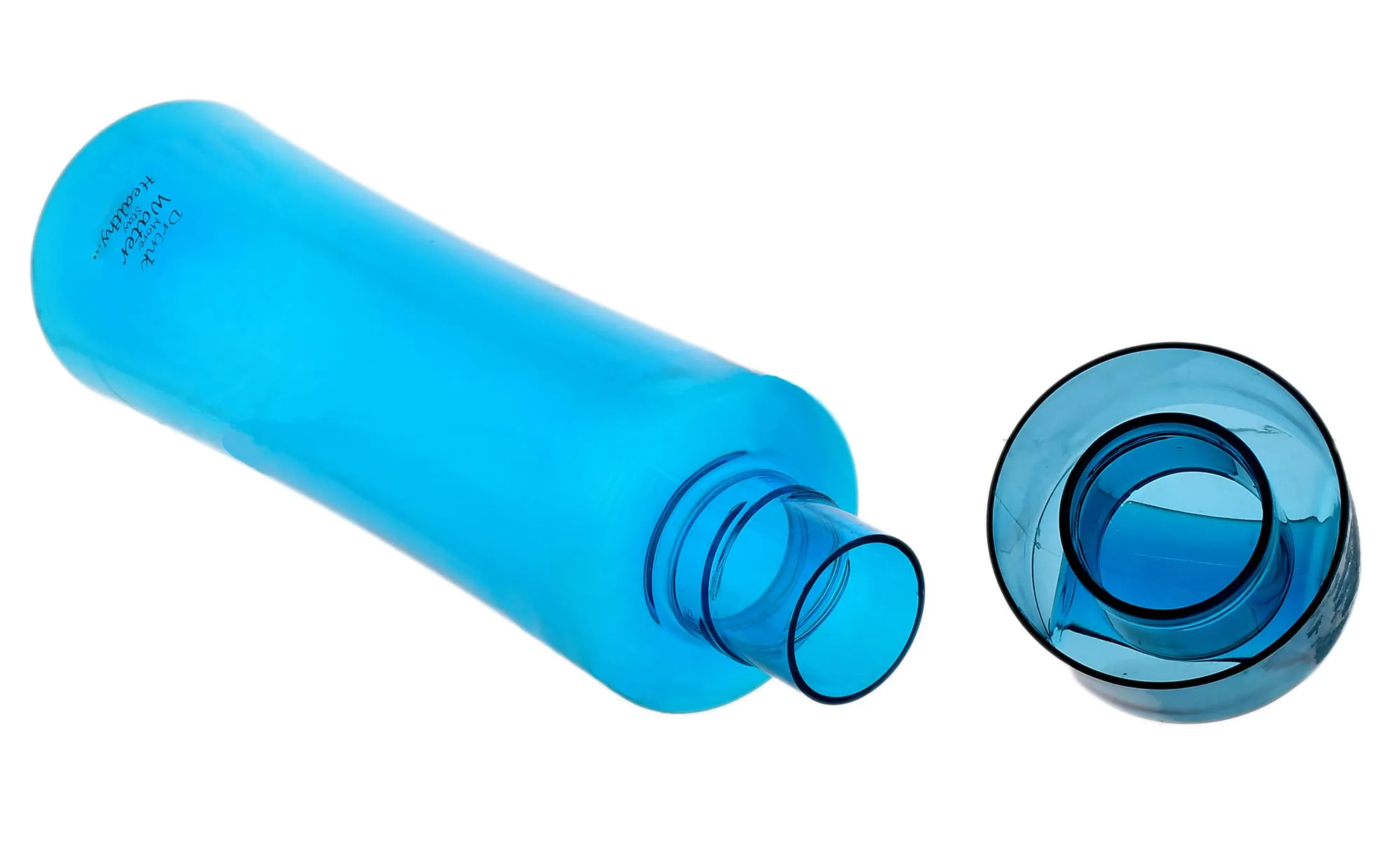 Heart Home Unbreakable BPA & Leak Free Plastic Water Bottle-1 Litre, Pack of 2 (Red & Grey)
