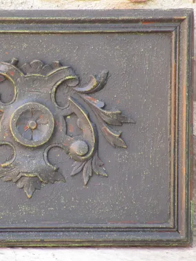 Henri II walnut panel – floral carvings