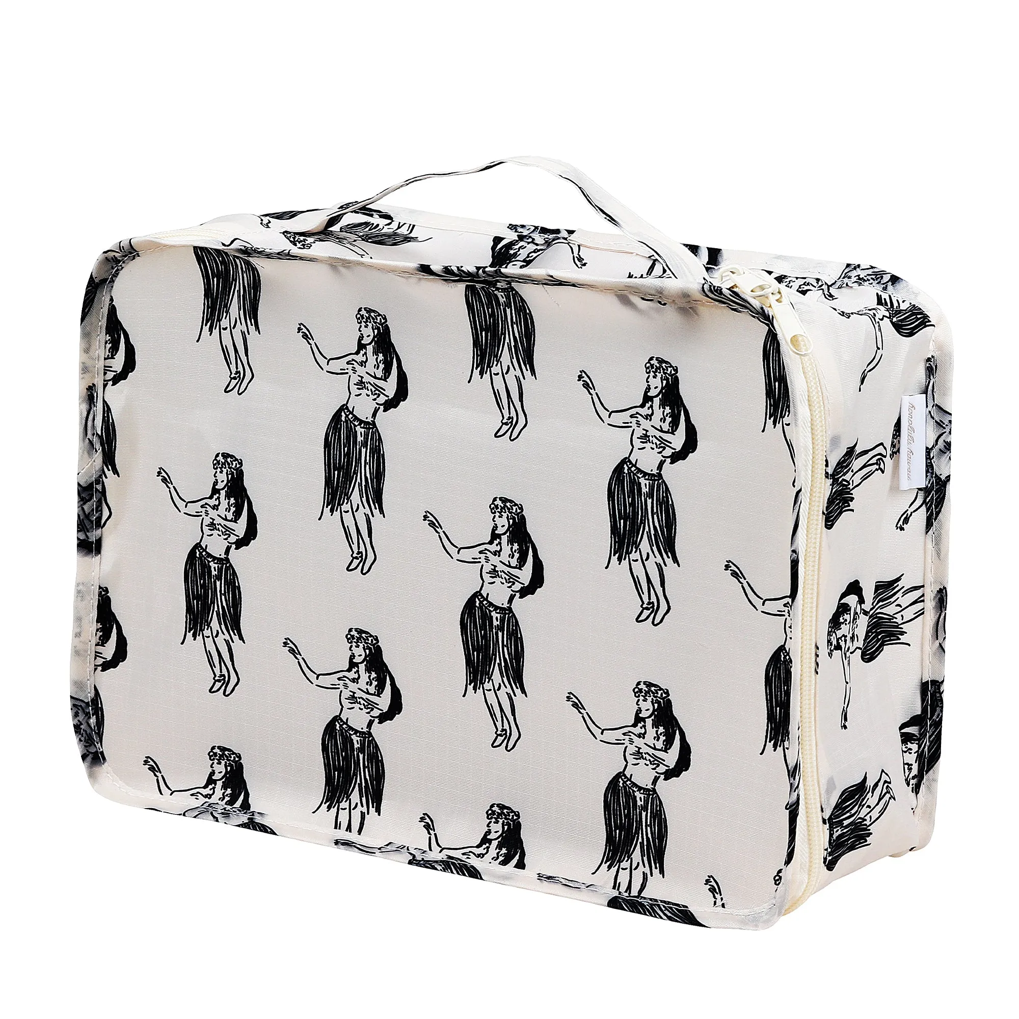 Hula Girl Vintage Packing Cubes, Set of 3