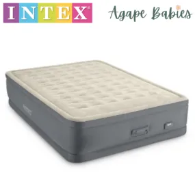 Intex Premaire II Elevated Airbed with Integrated Digital Pump - Queen Size