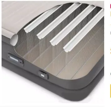 Intex Premaire II Elevated Airbed with Integrated Digital Pump - Queen Size
