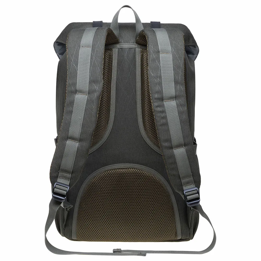KAUKKO backpack women men daypack with laptop compartment for 14 inch notebook for leisure job university travel hiking, 21L (green EP5-18)