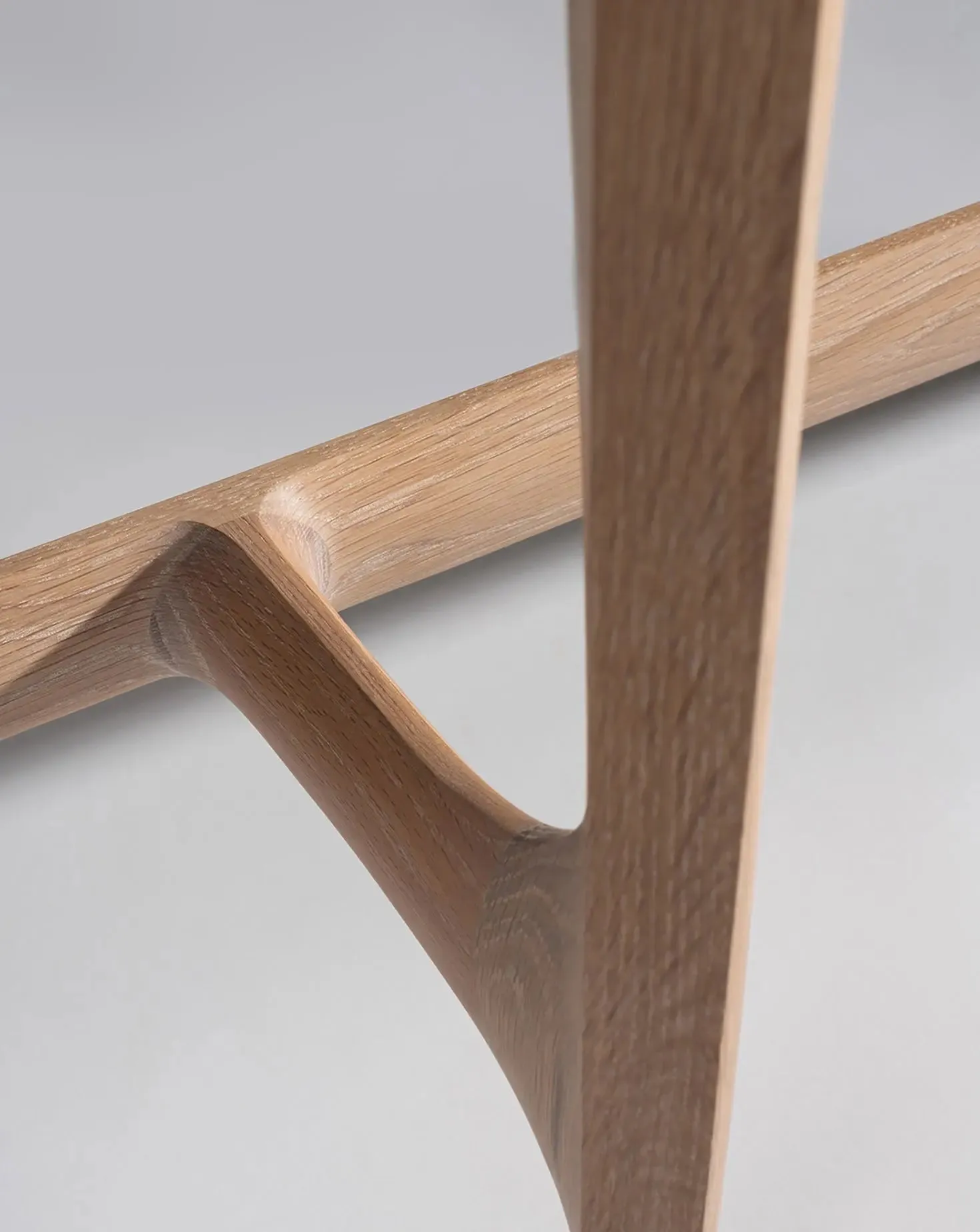 Langford White Oak Console Table
