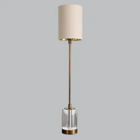 Livingsley Cyrus Table Lamp – Antique Brass – 60cm