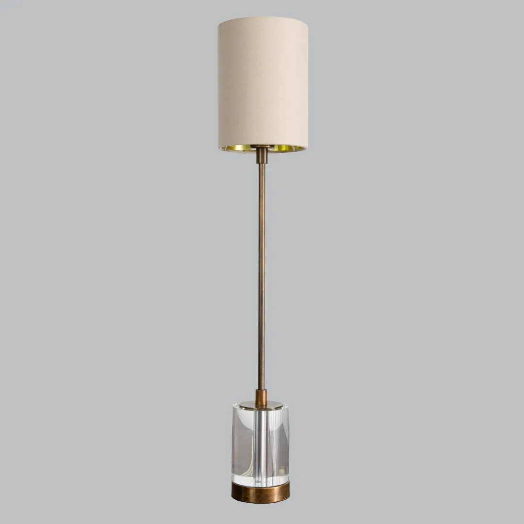 Livingsley Cyrus Table Lamp – Antique Brass – 60cm