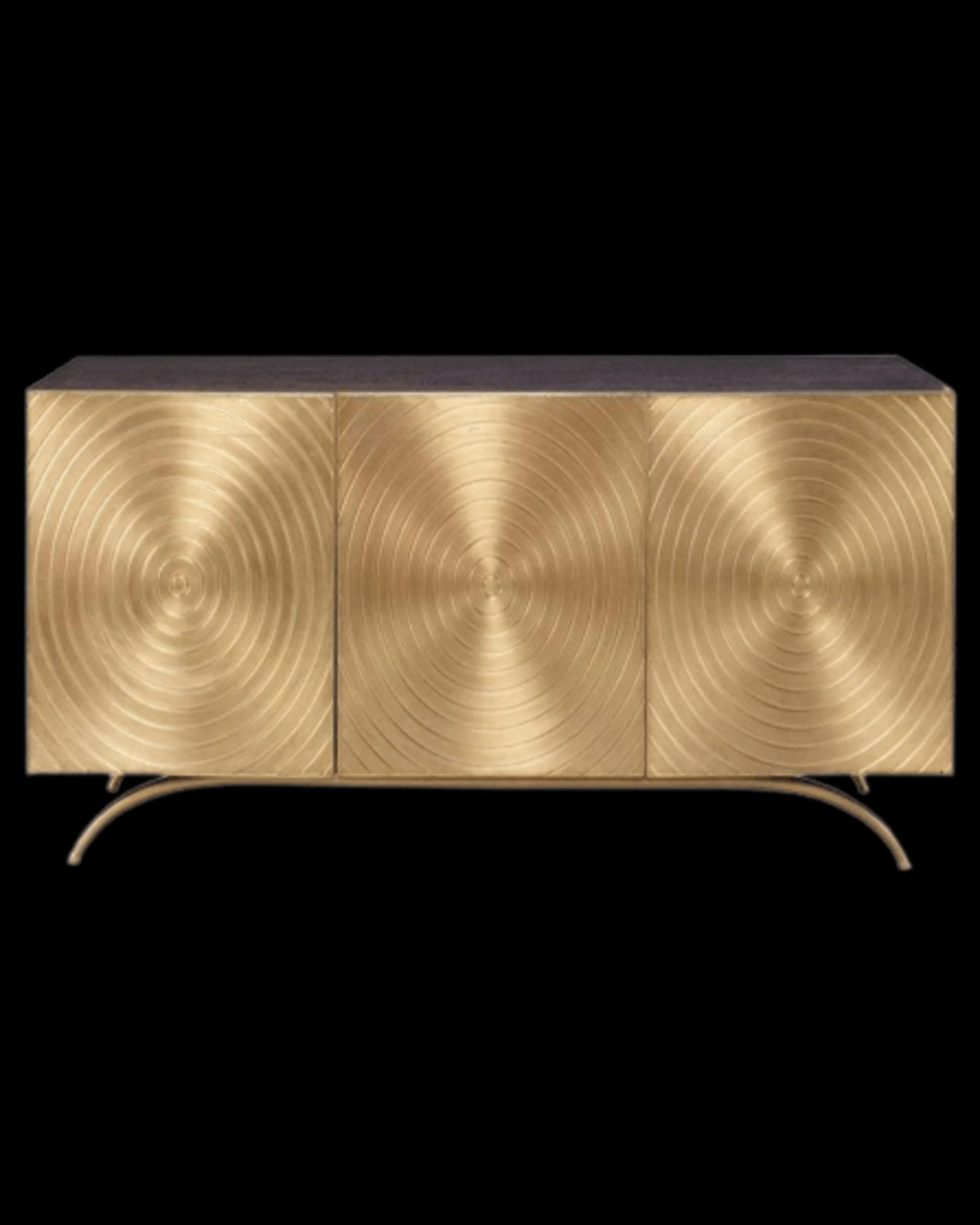 Melody Gold Leaf Console Table - Angie India Furniture