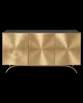 Melody Gold Leaf Console Table - Angie India Furniture