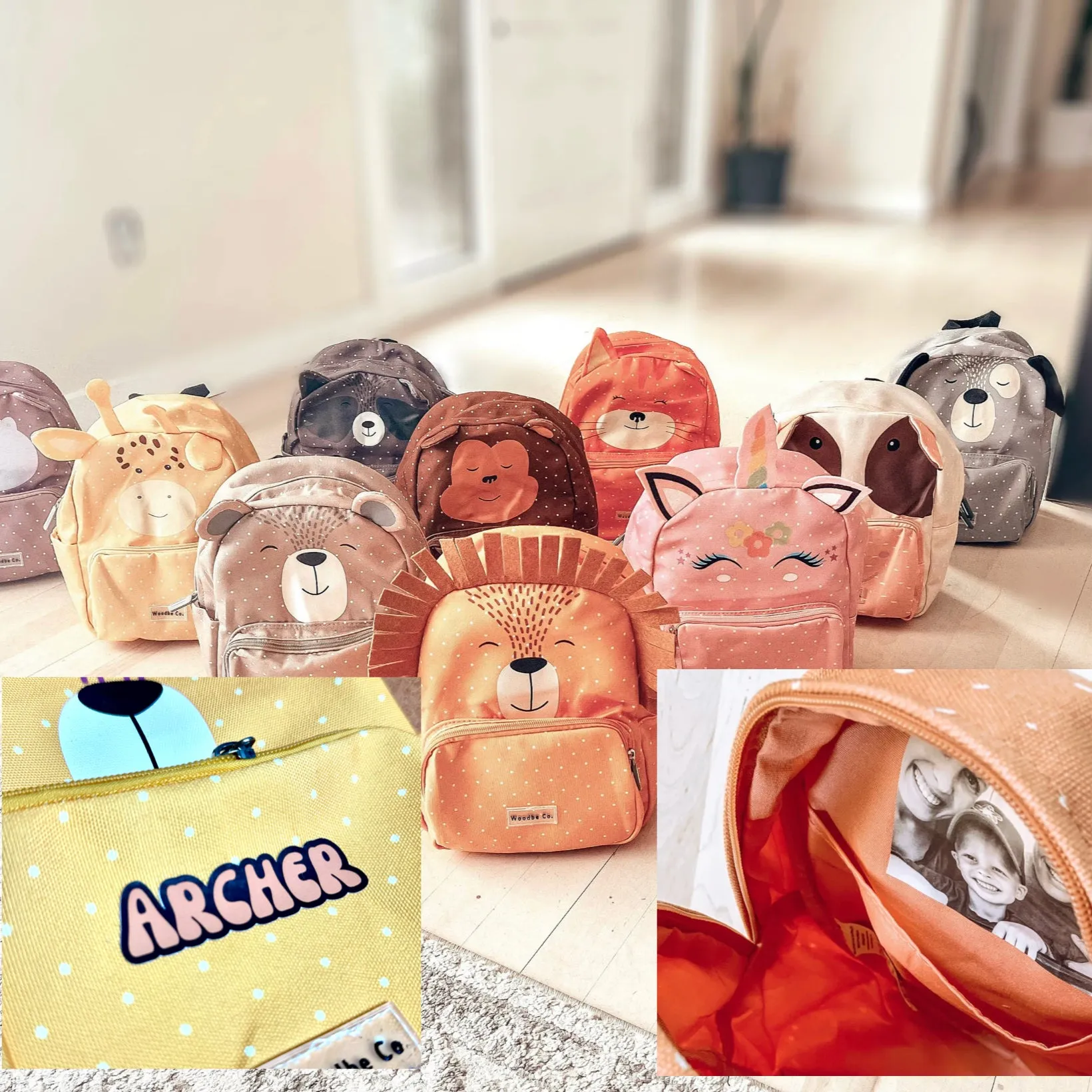 Mini Animal Toddler Adventure Backpacks