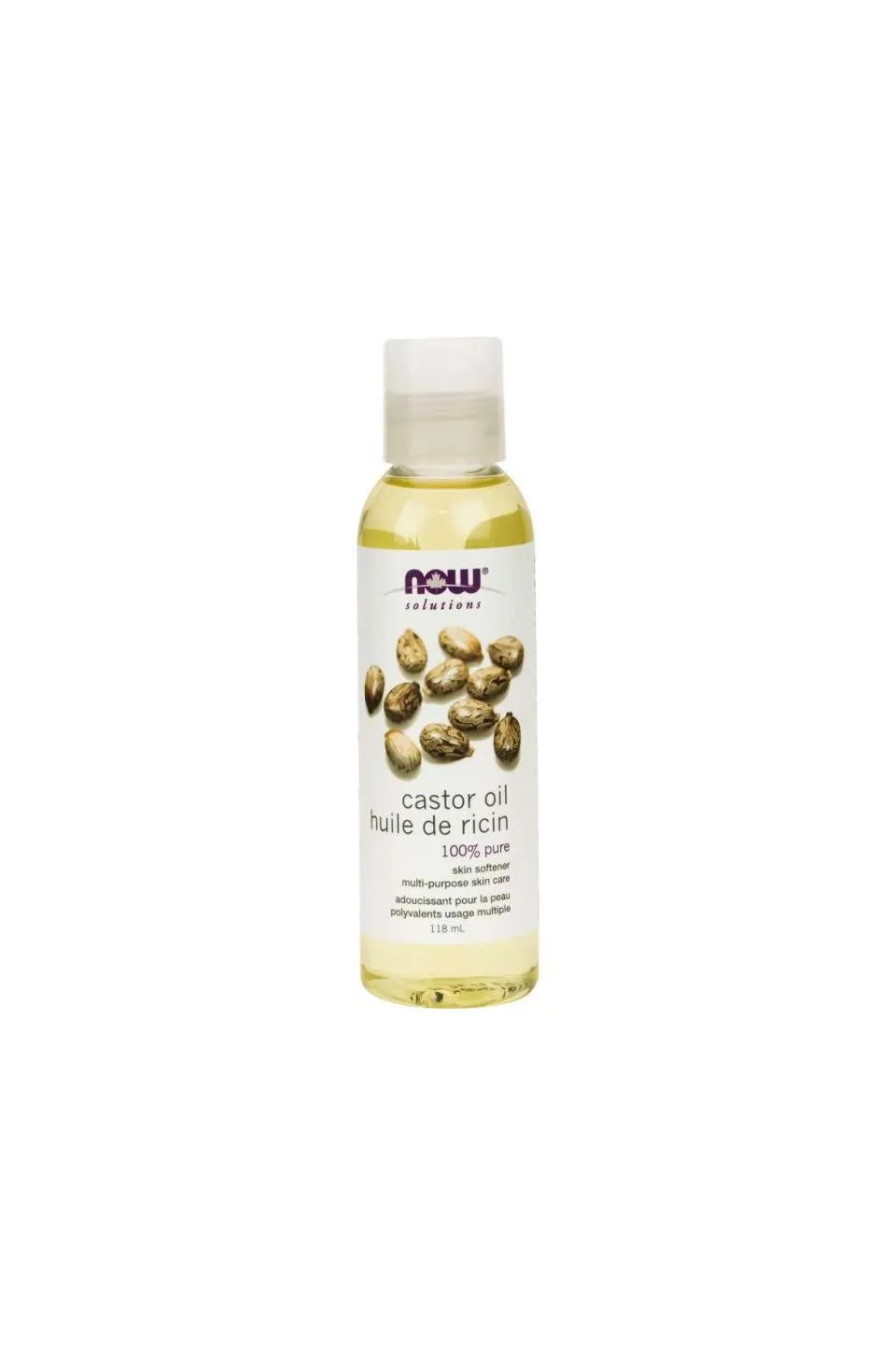 NOW 100% Pure Castor Oil 118mL