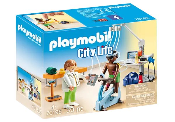 Playmobil 70195 City Life Physical Therapist