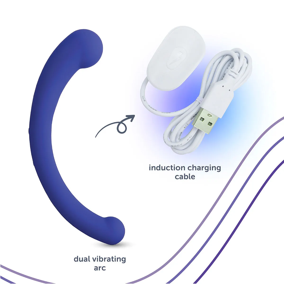 plusOne® induction charging cable (1 pack)