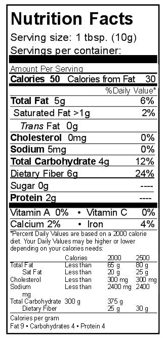 Rainy Day Foods Golden Flax Natural 25 lbs Bag - 1134 Servings