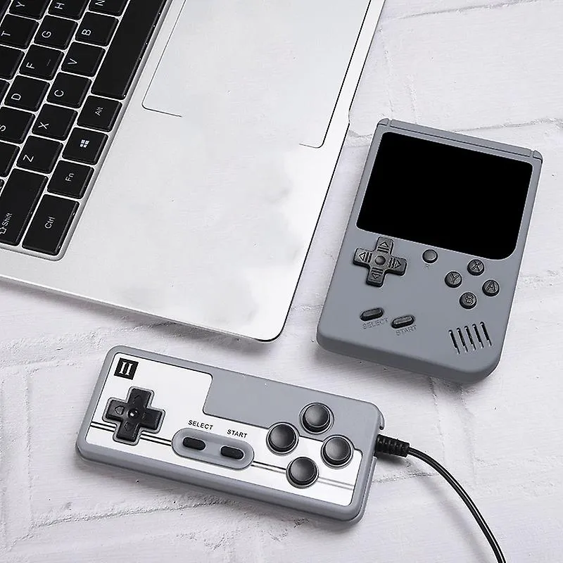 Retro Video Game with 400 Classic FC Games-Gray